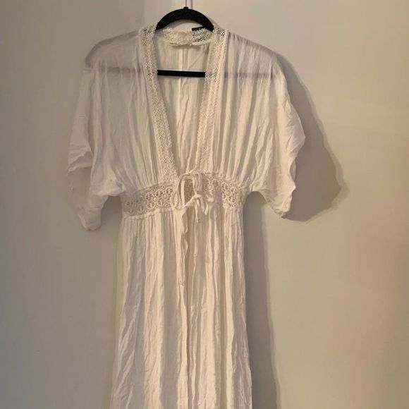 Tie-Front Maxi Cover-Up - Picture 3 of 5